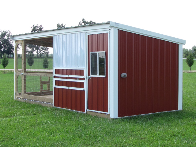 8x18 Briiliant White / Rustic Red